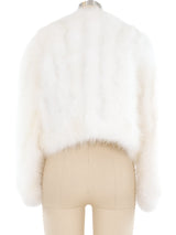 Marabou Feather Jacket Jacket arcadeshops.com