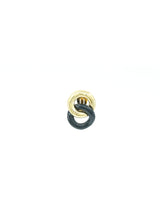 Givenchy Black and Goldtone Chain Earrings Accessory arcadeshops.com