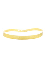 Yves Saint Laurent Textured Goldtone Waist Belt Accessory arcadeshops.com