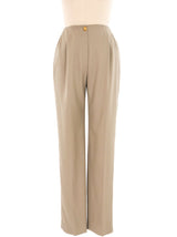 Chanel Khaki Trousers Bottom arcadeshops.com