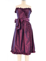 Victor Costa Ruffled Strapless Cocktail Dress Dress arcadeshops.com