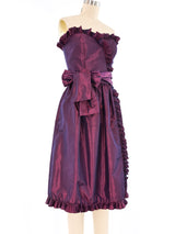 Victor Costa Ruffled Strapless Cocktail Dress Dress arcadeshops.com