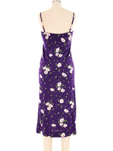 1970's Diane Von Furstenberg Pansy Print Dress and Shawl Dress arcadeshops.com