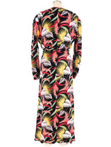 Norma Kamali Fern Print Dress Dress arcadeshops.com