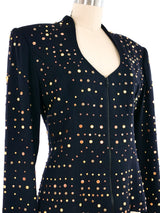 Mixed Metal Studded Jacket Jacket arcadeshops.com