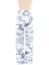 Moschino Cloud Printed Pants Bottom arcadeshops.com