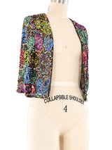Dries Van Noten Sequined Bolero Jacket Jacket arcadeshops.com