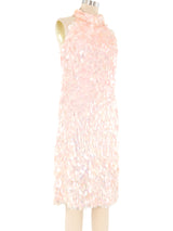 Iridescent Paillette Halter Dress Dress arcadeshops.com
