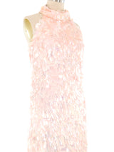 Iridescent Paillette Halter Dress Dress arcadeshops.com