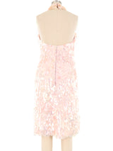 Iridescent Paillette Halter Dress Dress arcadeshops.com