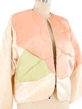 Bill Tice Quilted Pastel Silk Jacket Jacket arcadeshops.com