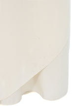 Halston IV Ivory One Shoulder Jersey Gown Dress arcadeshops.com