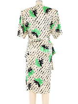 Gucci Printed Silk Wrap Dress Dress arcadeshops.com