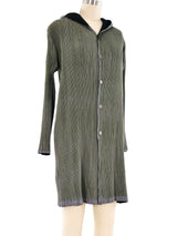 Issey Miyake Reversible Hooded Plisse Jacket Jacket arcadeshops.com
