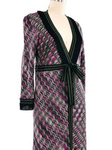 Missoni Swirl Patterned Chevron Knit Dress Dress arcadeshops.com
