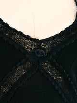 Chanel Lace Trimmed Knit Camisole Top arcadeshops.com