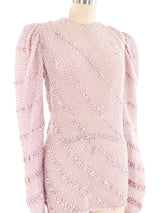 Judy Hornby Ribbon Trimmed Organza Blouse Top arcadeshops.com