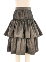 Tiered Taffeta Party Skirt Bottom arcadeshops.com