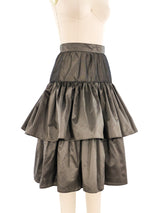 Tiered Taffeta Party Skirt Bottom arcadeshops.com