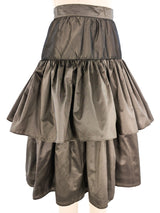 Tiered Taffeta Party Skirt Bottom arcadeshops.com