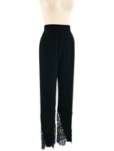 Christian Lacroix Lace Trimmed Trousers Bottom arcadeshops.com