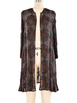 Beaded Organza Longline Jacket Jacket arcadeshops.com