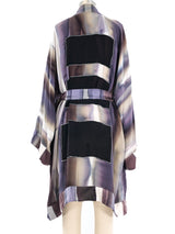 Hand Dyed Belted Silk Robe Jacket arcadeshops.com