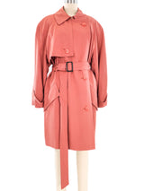 Calvin Klein Double Breasted Terracotta Coat Outerwear arcadeshops.com