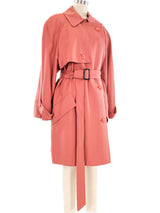 Calvin Klein Double Breasted Terracotta Coat Outerwear arcadeshops.com
