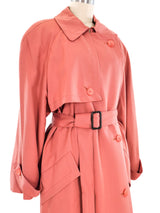 Calvin Klein Double Breasted Terracotta Coat Outerwear arcadeshops.com