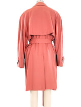 Calvin Klein Double Breasted Terracotta Coat Outerwear arcadeshops.com