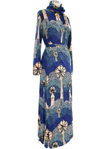 Mosaic Printed Skirt Ensemble Suit arcadeshops.com