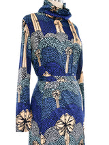 Mosaic Printed Skirt Ensemble Suit arcadeshops.com