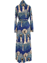 Mosaic Printed Skirt Ensemble Suit arcadeshops.com