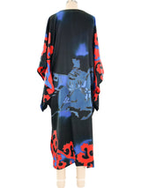 Hand Painted Silk Caftan Dress arcadeshops.com