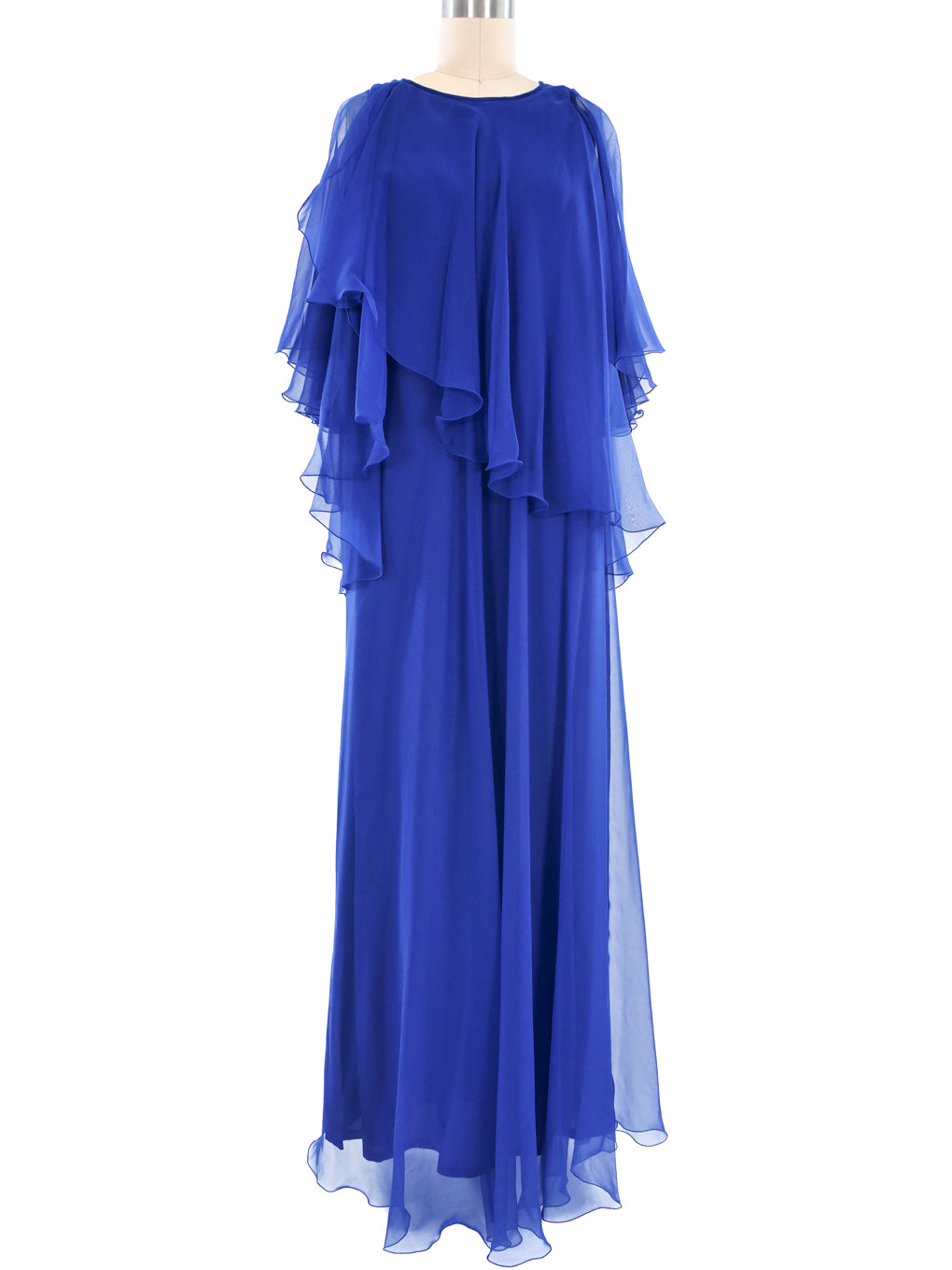 Jean Varon Ruffled Maxi Dress