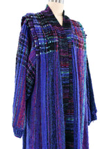 Striped Ribbon Tweed Duster Jacket arcadeshops.com