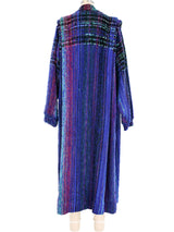 Striped Ribbon Tweed Duster Jacket arcadeshops.com