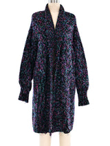 Multicolor Eyelash Fringed Knit Cardigan Jacket arcadeshops.com