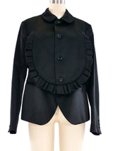 Comme des Garcons Ruffled Bib Jacket Jacket arcadeshops.com