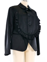 Comme des Garcons Ruffled Bib Jacket Jacket arcadeshops.com