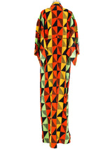 Geometric Printed Kimono Jacket arcadeshops.com