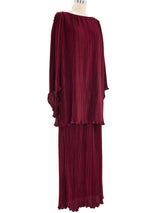 Bead Accented Plisse Ensemble Suit arcadeshops.com