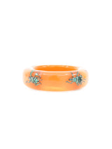 Orange Lucite Insect Bangle Accessory arcadeshops.com