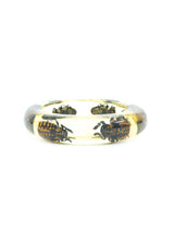 Amber Lucite Insect Bangle Accessory arcadeshops.com