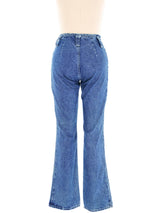 1990's Windowpane Jeans Bottom arcadeshops.com