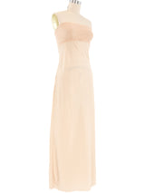 Christian Dior Strapless Diorissimo Lingerie Slip Dress Dress arcadeshops.com