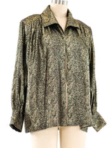 Yves Saint Laurent Metallic Jacquard Jacket Jacket arcadeshops.com