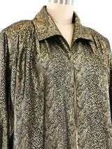 Yves Saint Laurent Metallic Jacquard Jacket Jacket arcadeshops.com