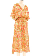 Judith Ann Tissue Silk Floral Dress Dress arcadeshops.com